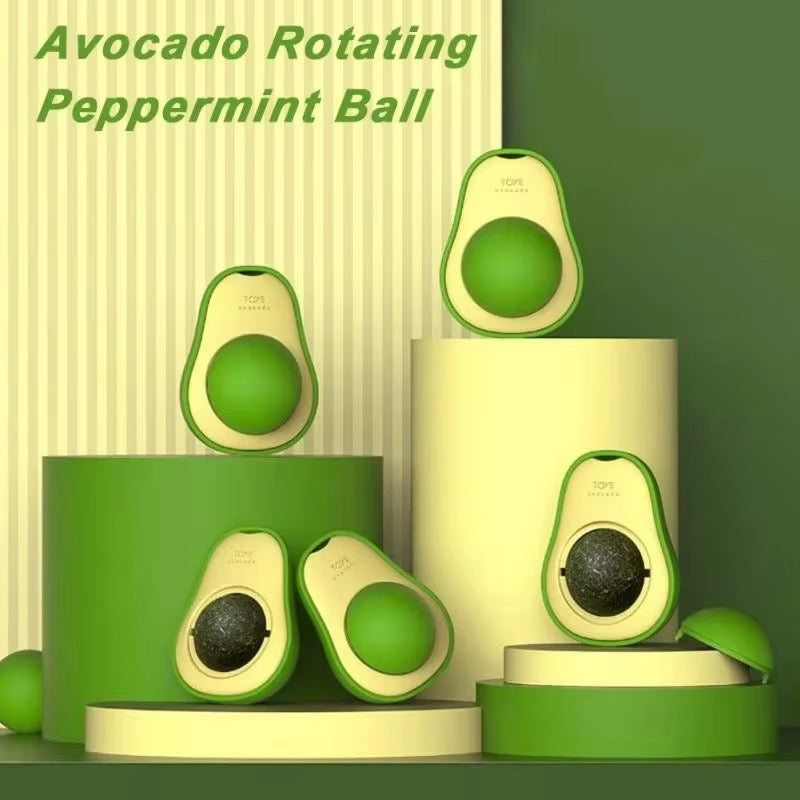 Avocado Catnip Ball™ – Tasty-Looking Toy, Irresistible Fun!