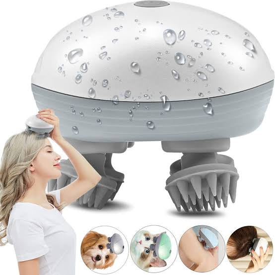 2-in-1 Electric Massager for Pets & Humans – Stress Relief, Hair Oil Booster, Relaxation Tool