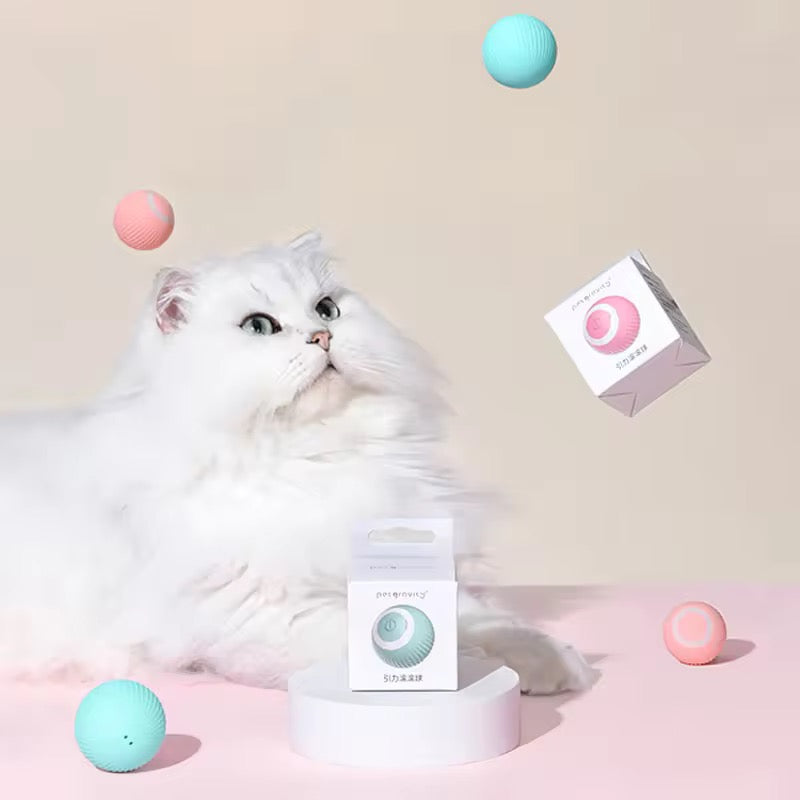 Automatic Pet Teasing Ball™ – Smart Motion Toy for Non-Stop Fun