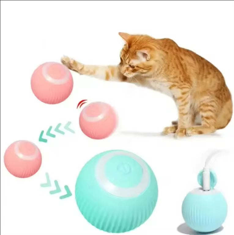 Automatic Pet Teasing Ball™ – Smart Motion Toy for Non-Stop Fun