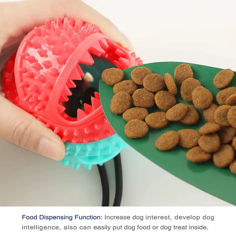 Suction Cup Dog Chewing Toy – Interactive Tug & Bite Toy for Strong Chewers