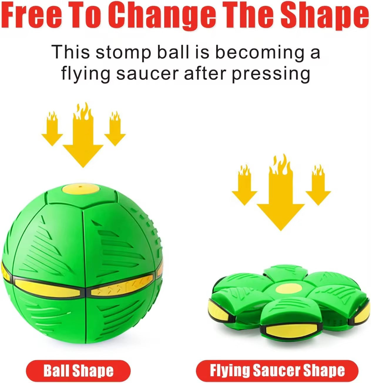 UFO Ball for Dogs – Flying Saucer Transforming Fetch Toy