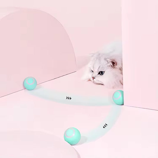 Automatic Pet Teasing Ball™ – Smart Motion Toy for Non-Stop Fun