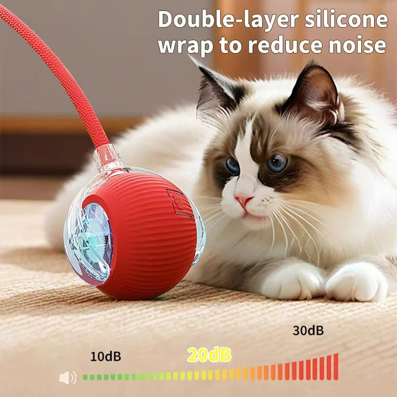 Interactive Cat Ball with Tail™ – Chase, Pounce, Play!