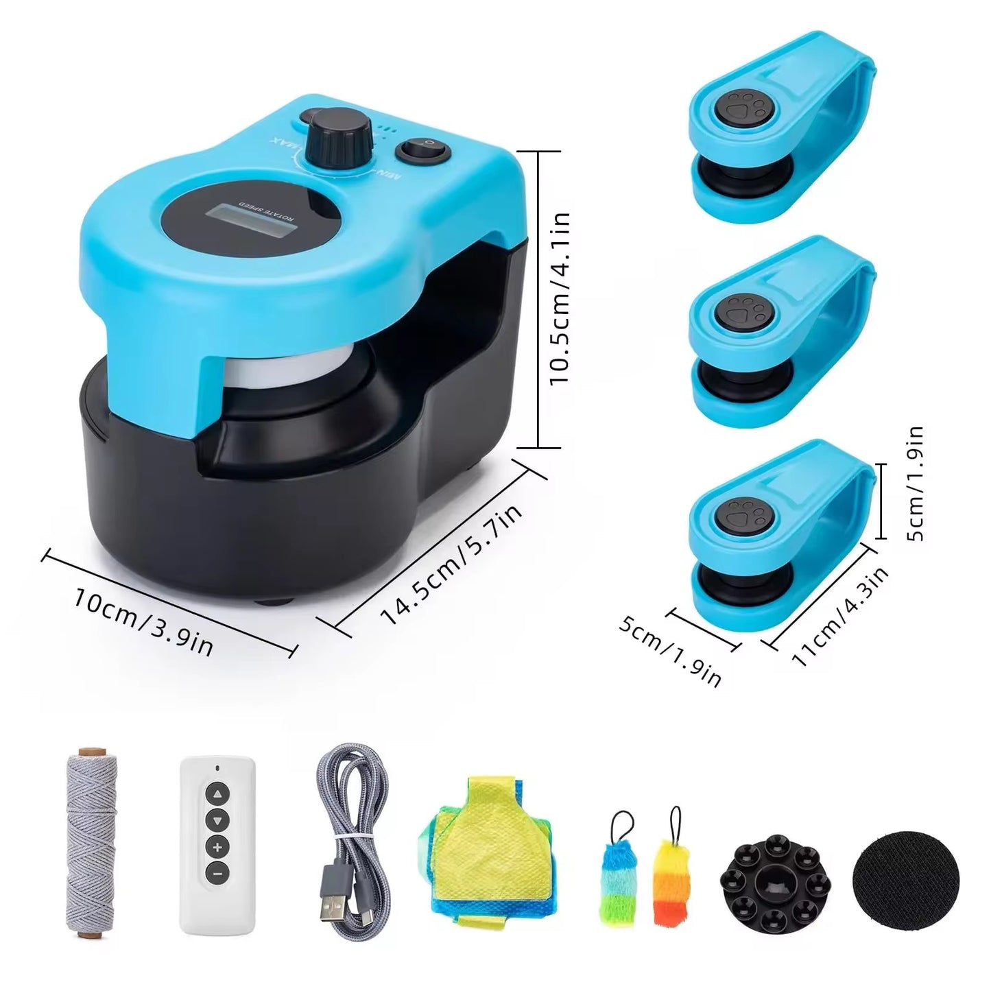 Automatic Interactive Cat Toy – Smart Electric String Teaser with Adjustable Clips