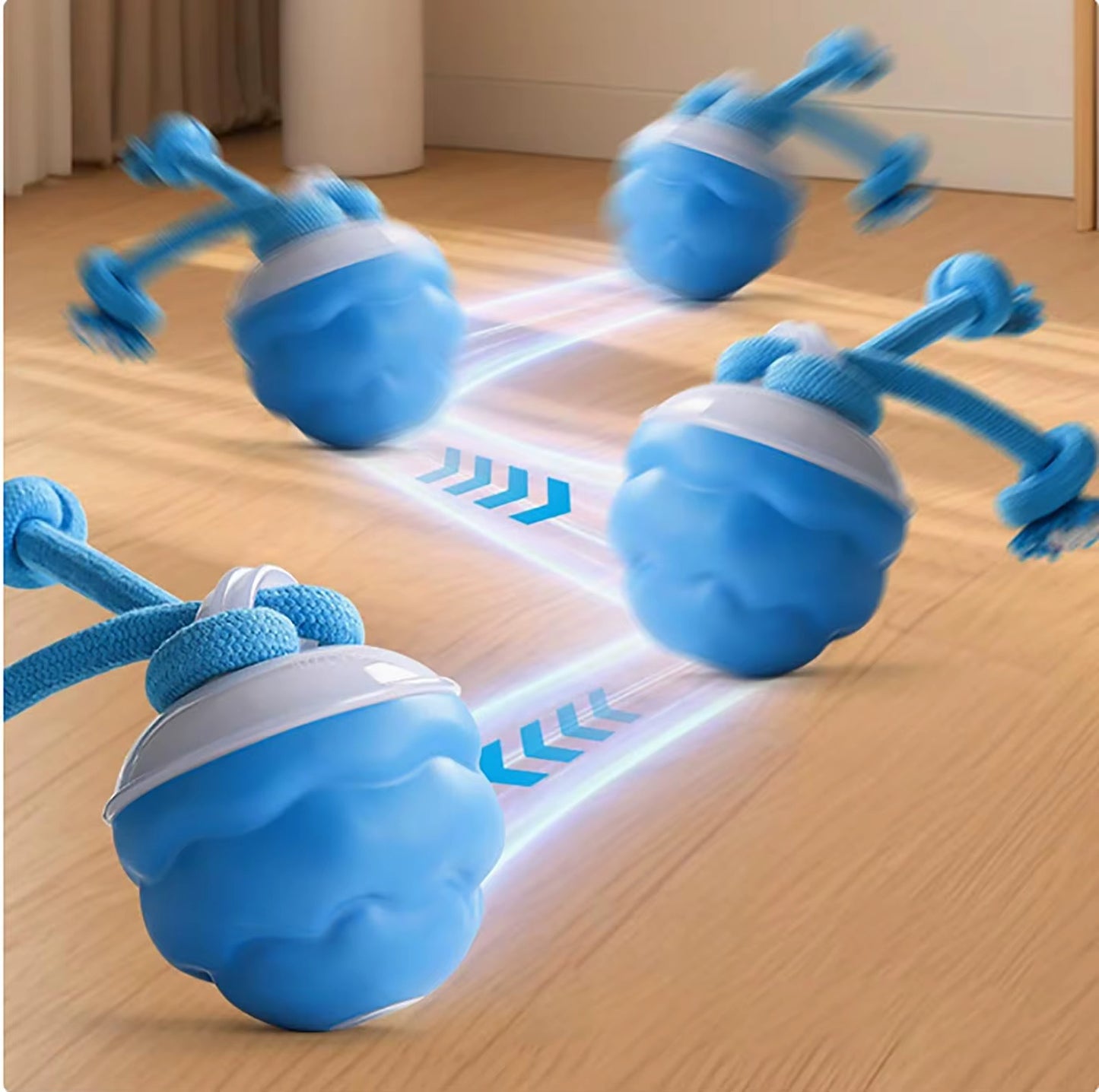 New Smart Automatic Rolling Pet Chew Toy – Rechargeable Squeaky Interactive Training Ball for Dogs