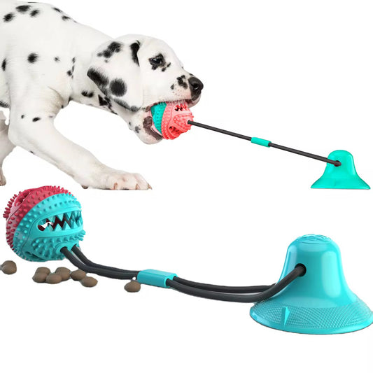 Suction Cup Dog Chewing Toy – Interactive Tug & Bite Toy for Strong Chewers
